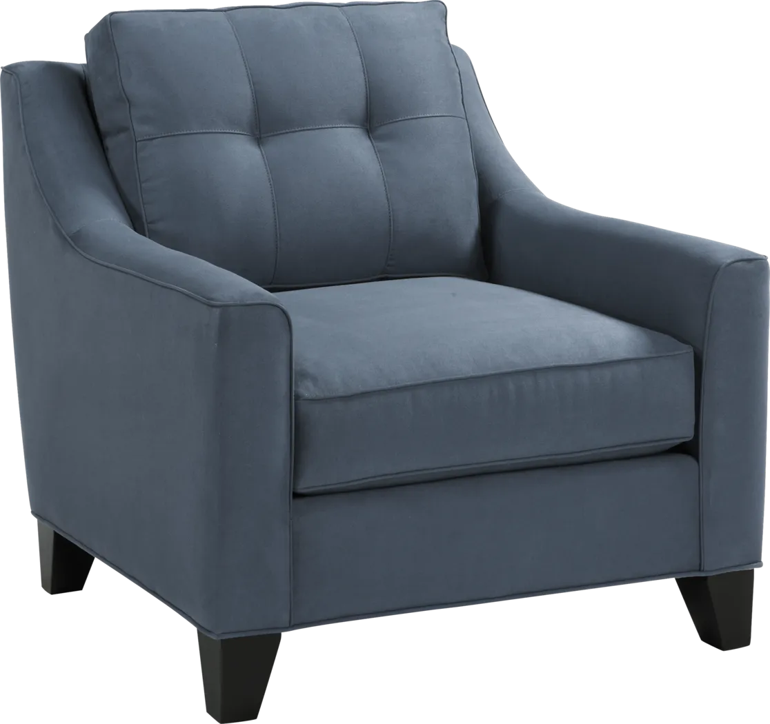 Cindy Crawford Home Madison Place Indigo Chair - Thumbnail - Image 1