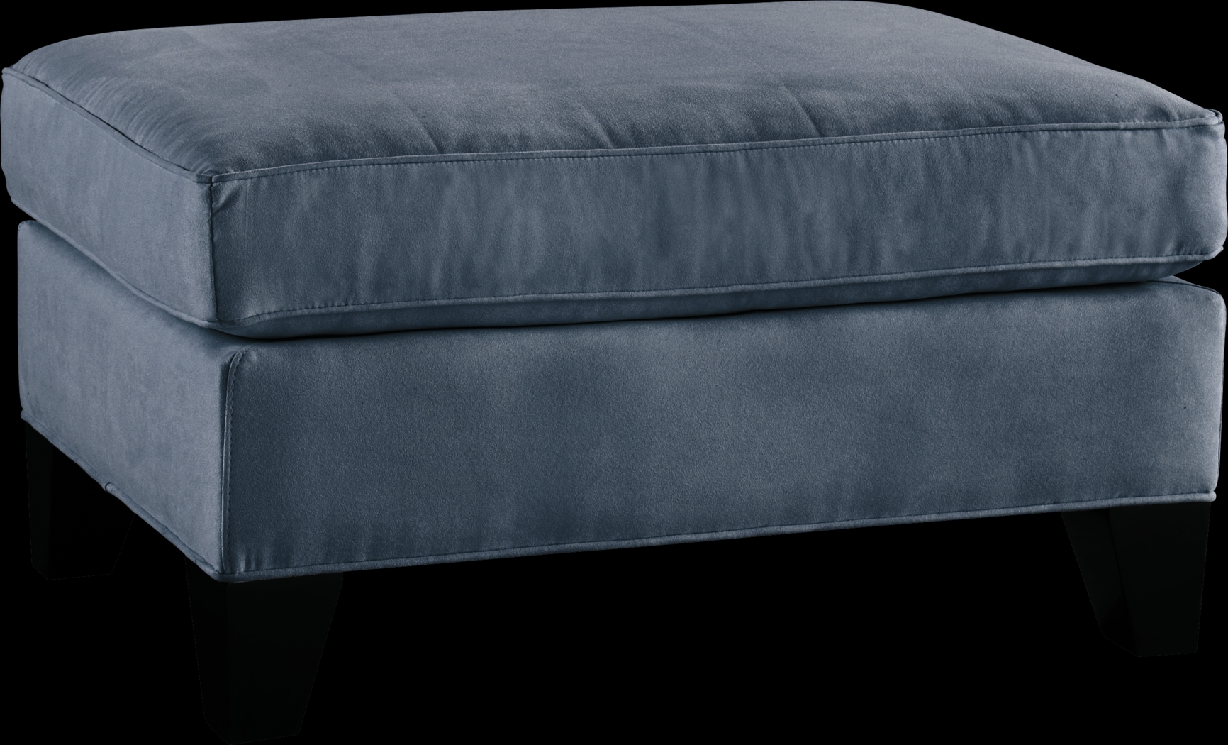 Cindy Crawford Home Madison Place Indigo Ottoman - Thumbnail - Image 1