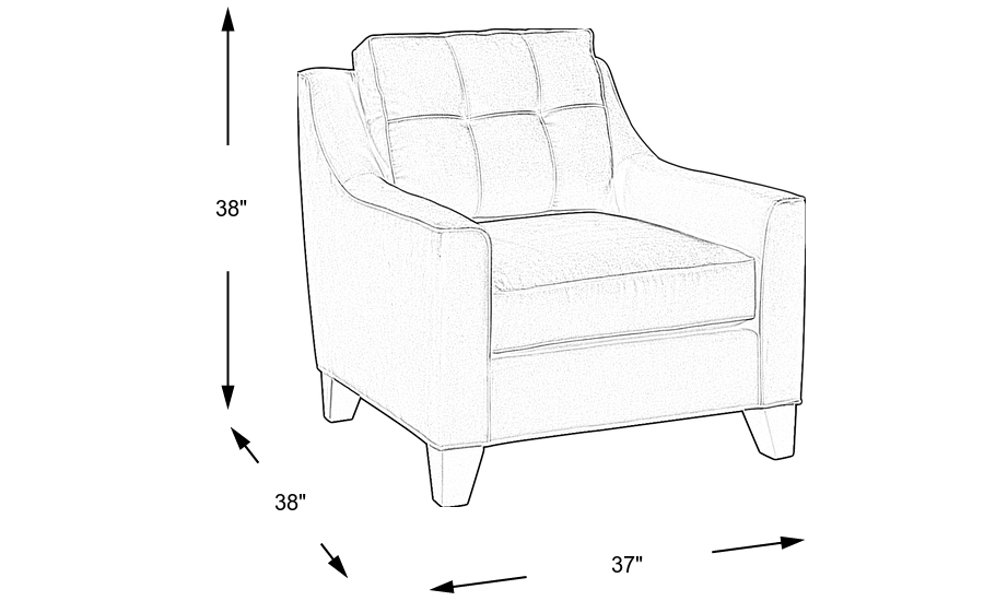 Dimension Image. Please refer to the Dimension Tab on this page for dimension details.
