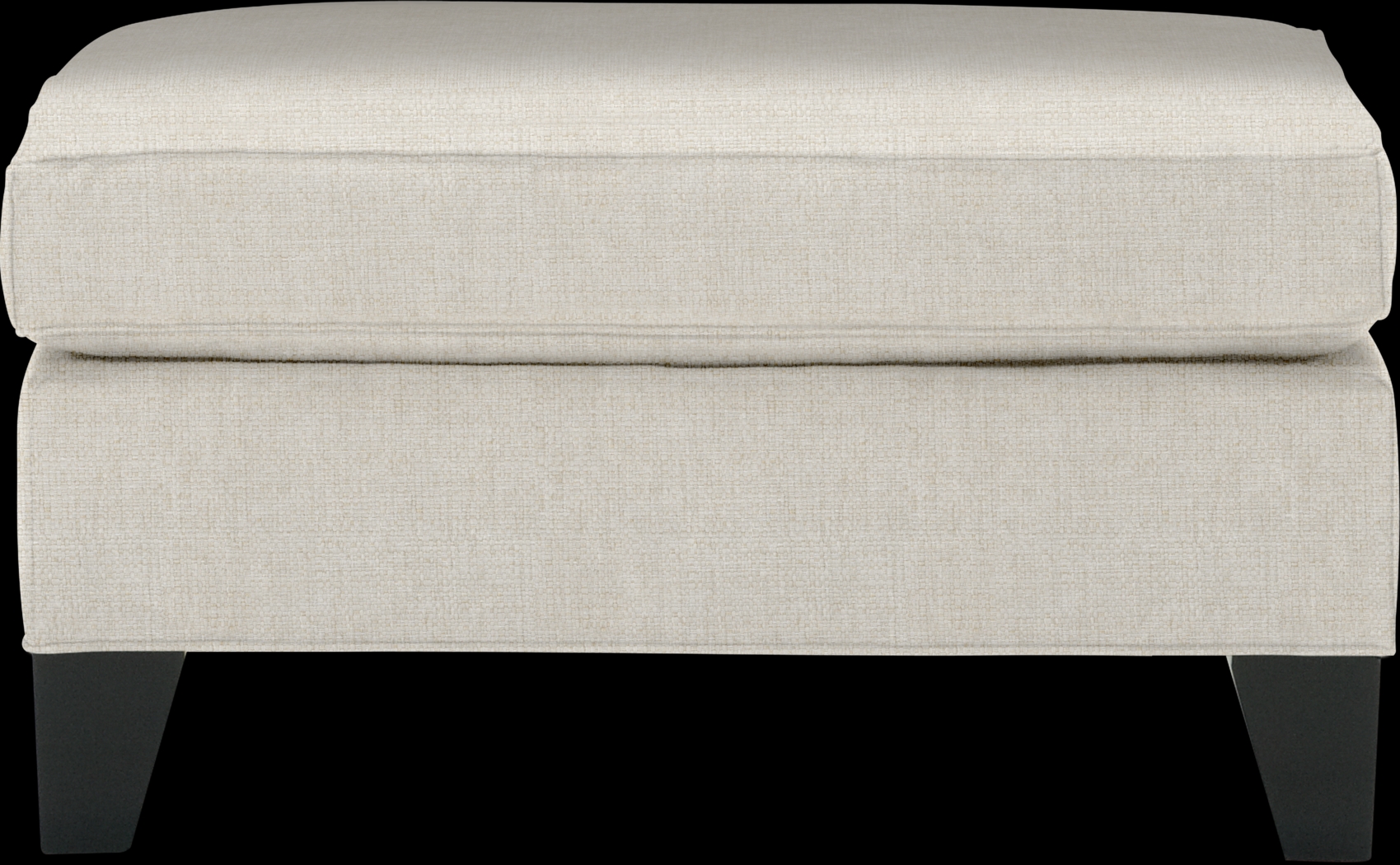 Cindy Crawford Home Madison Place Sand Textured Ottoman - Thumbnail - Image 1