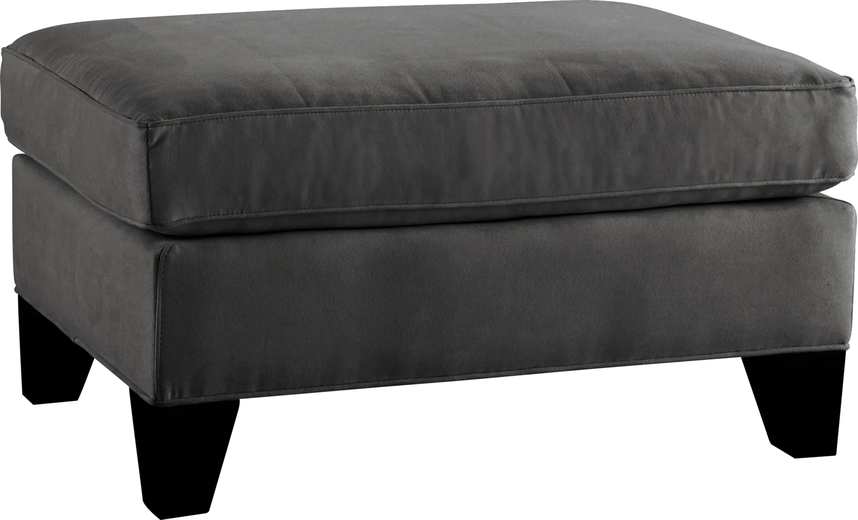 Cindy Crawford Home Madison Place Slate Ottoman - Thumbnail - Image 1