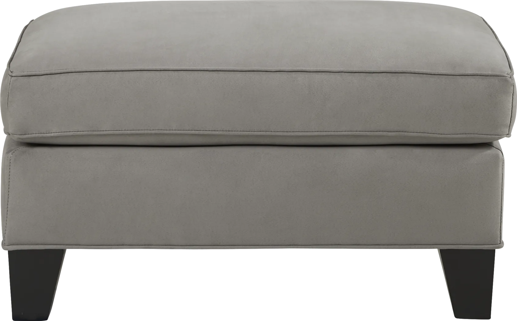 Madison Place Steel Microfiber Ottoman - Thumbnail - Image 2