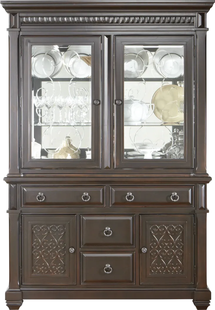 Cindy Crawford Home Marisol Park 2 Pc China Cabinet - Thumbnail - Image 1