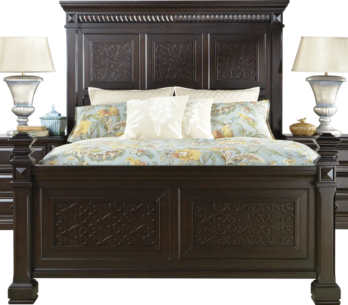 Cindy Crawford Home Marisol Park 3 Pc King Bed - Thumbnail - Image 1