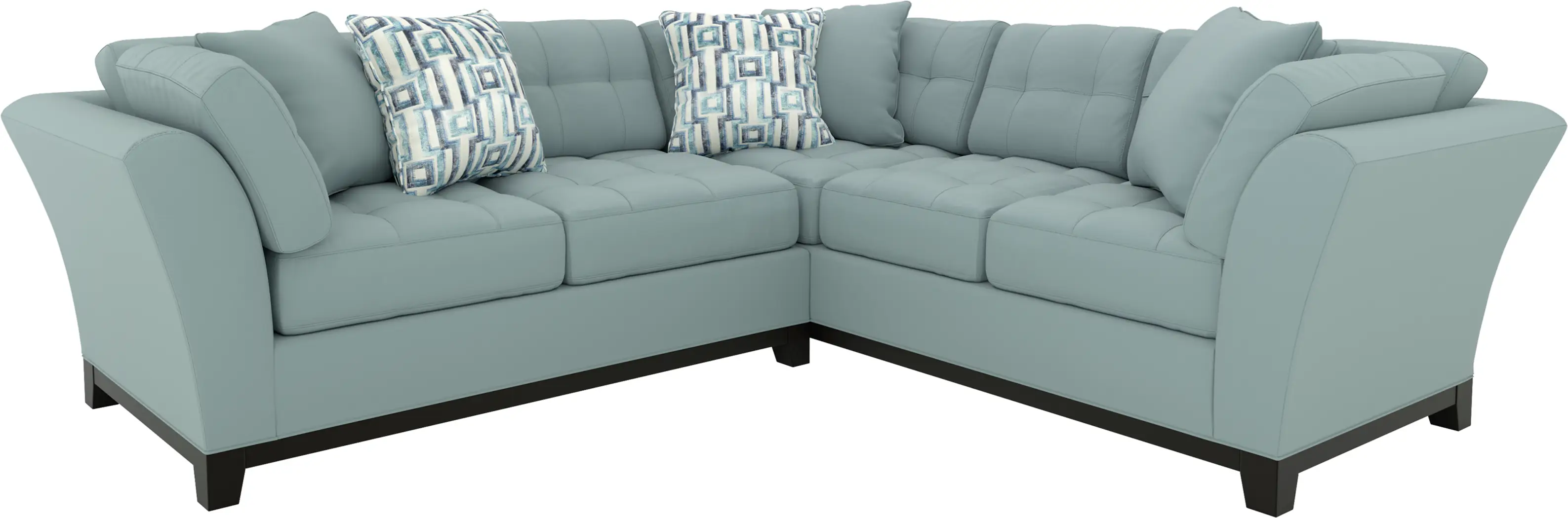 Cindy Crawford Home Metropolis Hydra 2 Pc Sectional - Thumbnail - Image 1