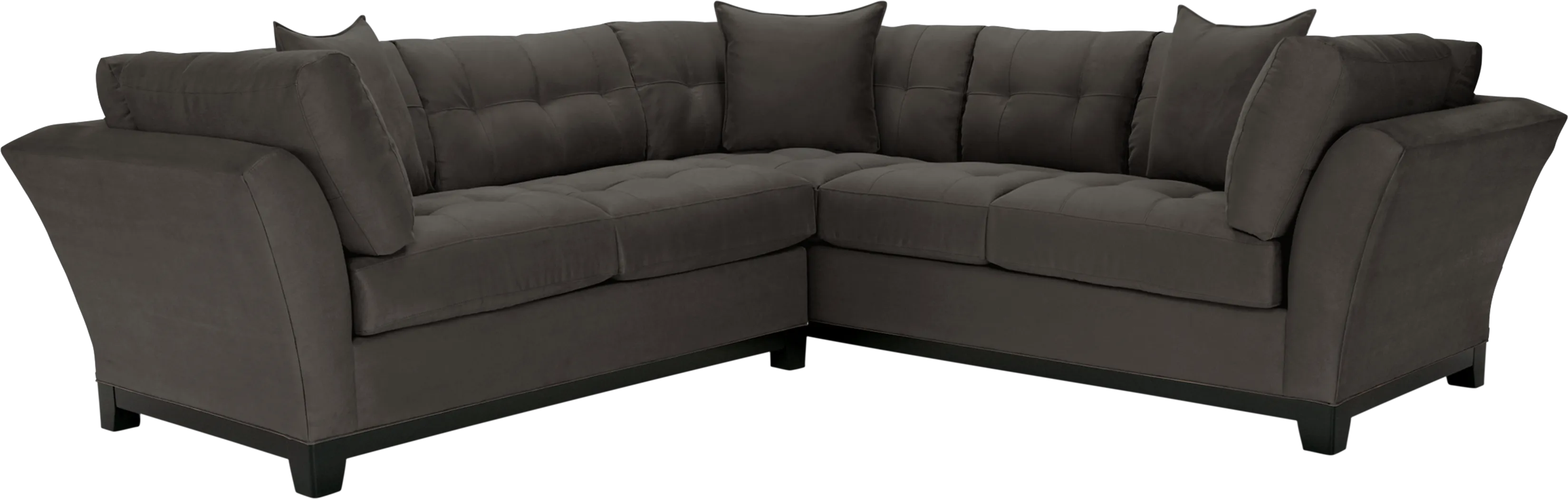 Cindy Crawford Home Metropolis Slate 2 Pc Sectional - Thumbnail - Image 1