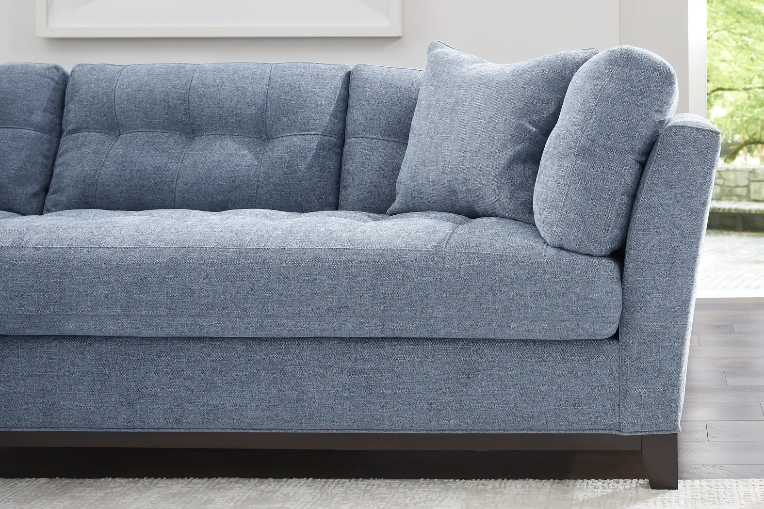 Metropolis Way Chambray Textured 3 Pc Sectional - Image 6
