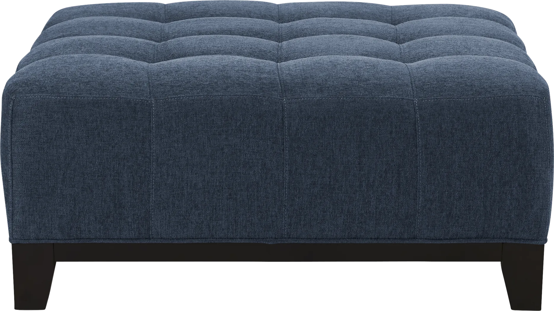 Metropolis Way Ink Textured Cocktail Ottoman - Thumbnail - Image 2