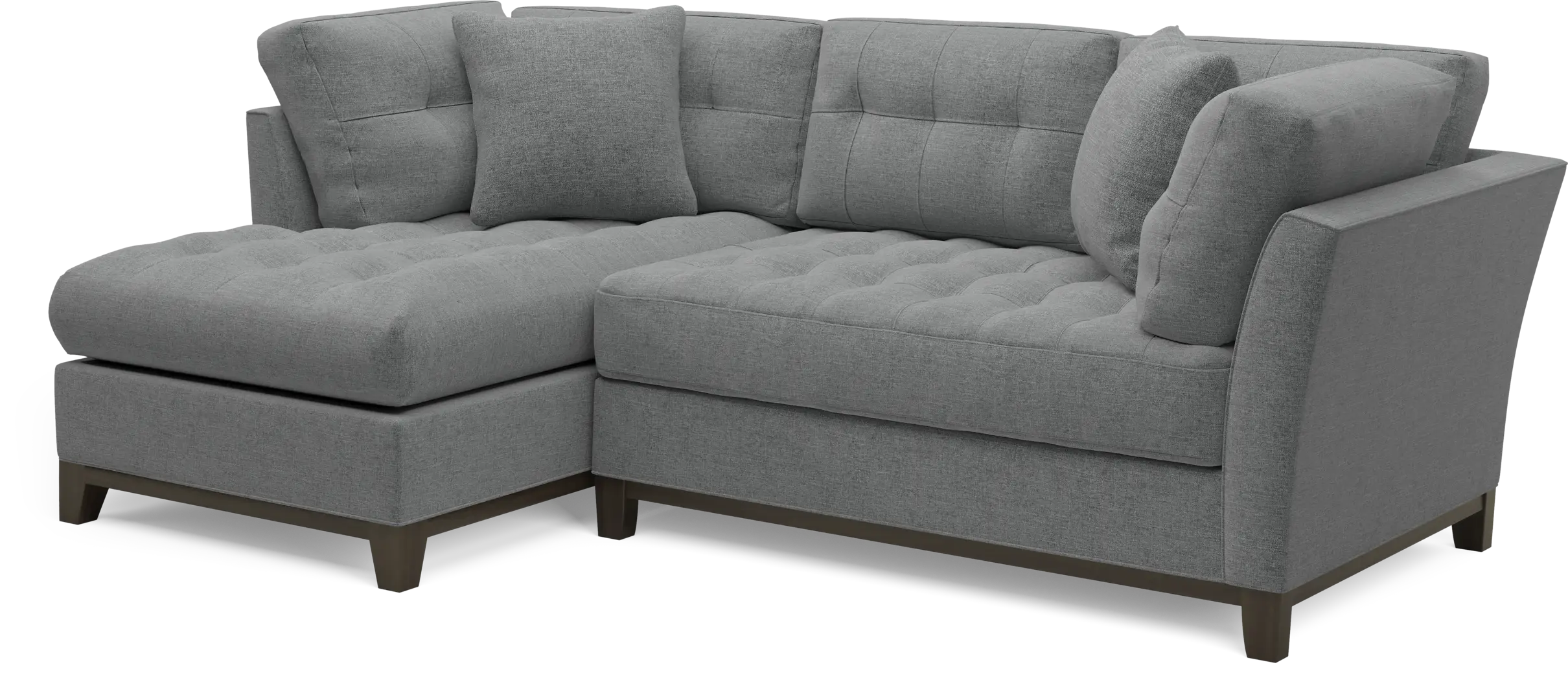 Cindy Crawford Home Metropolis Way Granite Textured 2 Pc Sectional - Thumbnail - Image 3