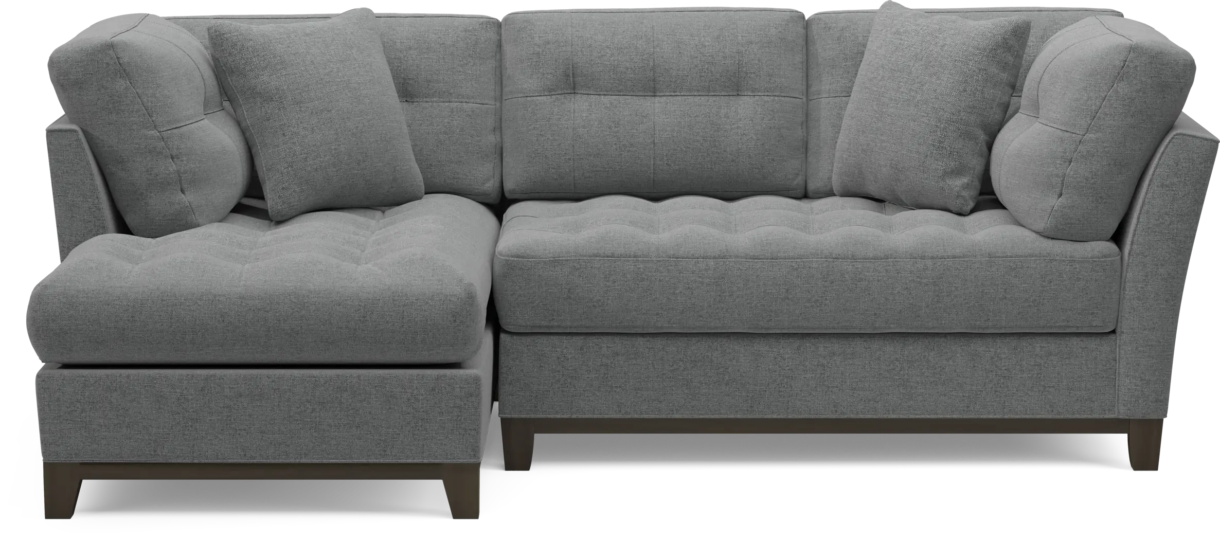 Cindy Crawford Home Metropolis Way Granite Textured 2 Pc Sectional - Thumbnail - Image 1