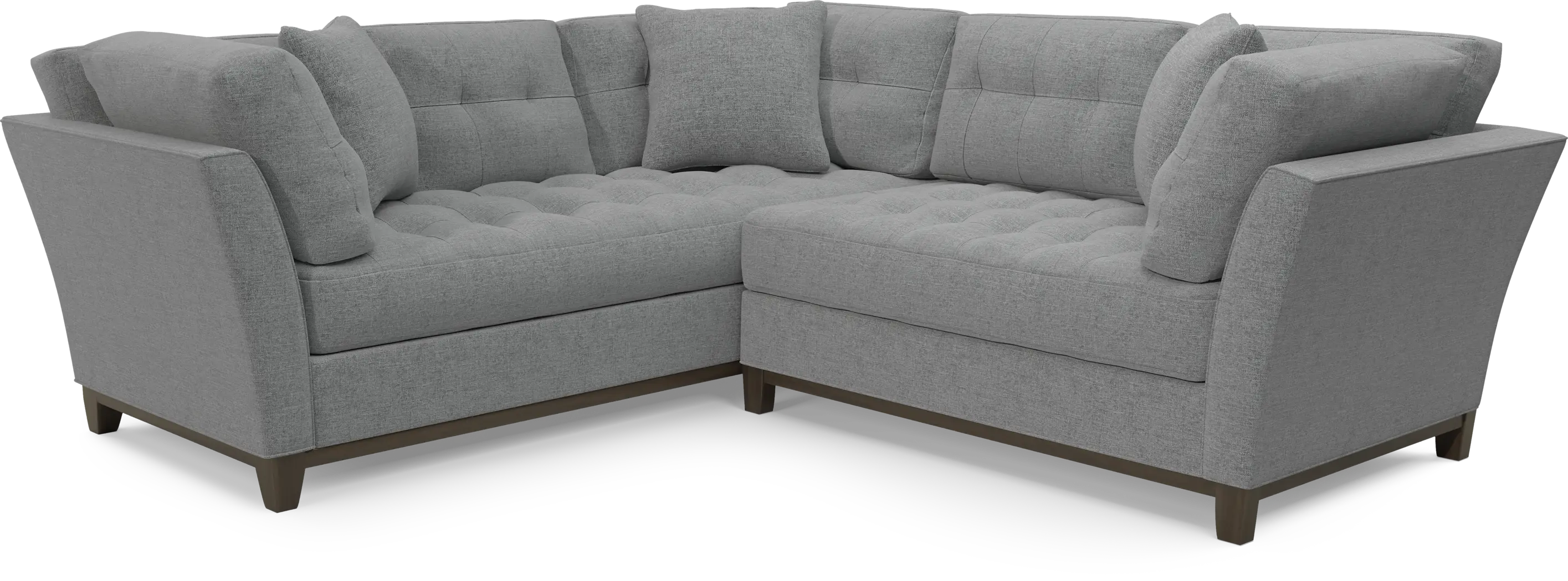 Cindy Crawford Home Metropolis Way Granite Textured 2 Pc Sectional - Thumbnail - Image 1