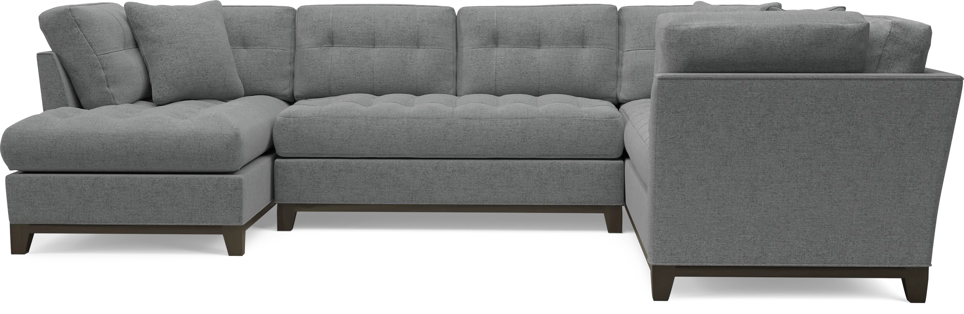 Cindy Crawford Home Metropolis Way Granite Textured 3 Pc Sectional - Thumbnail - Image 3