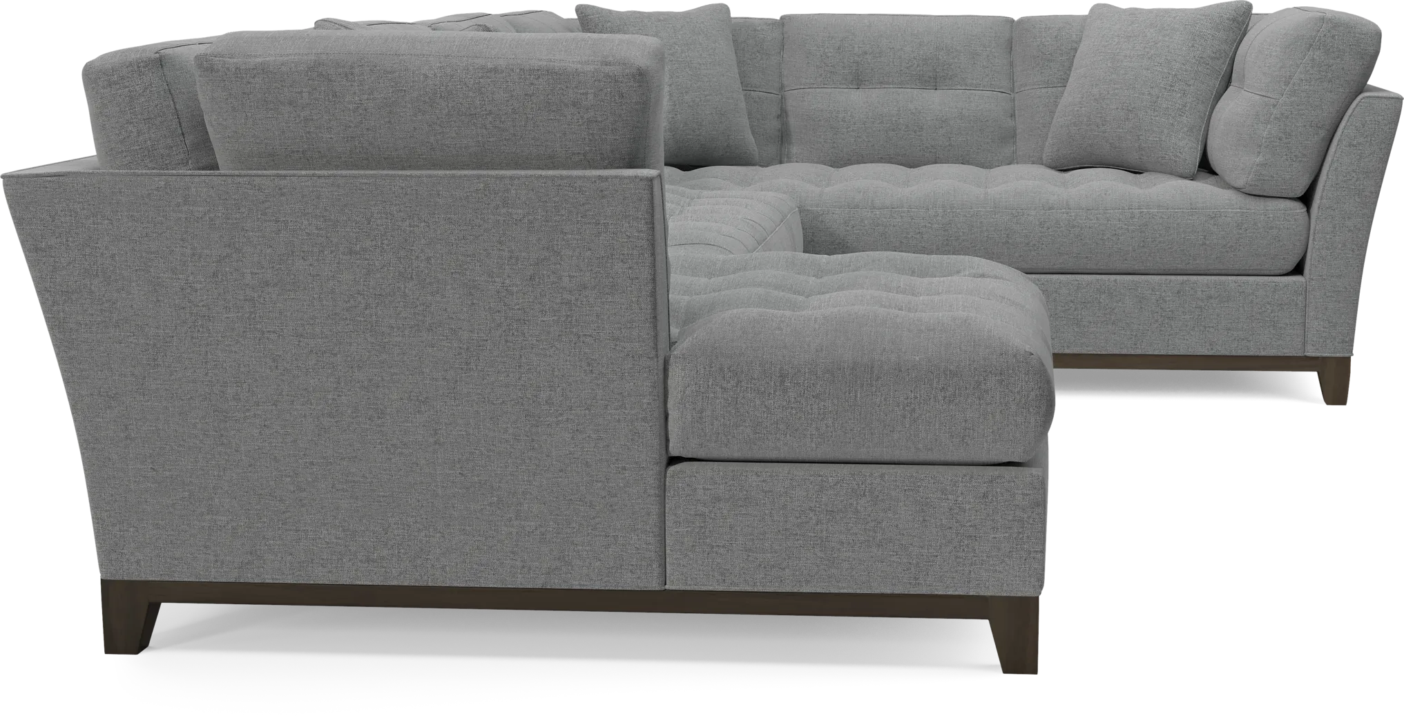 Cindy Crawford Home Metropolis Way Granite Textured 3 Pc Sectional - Thumbnail - Image 4