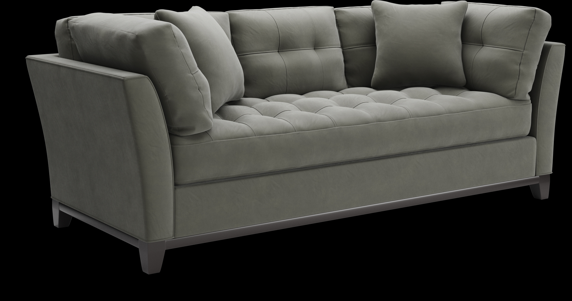 Metropolis Way Steel Microfiber Sofa - Thumbnail - Image 2
