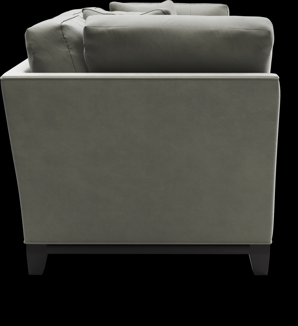 Metropolis Way Steel Microfiber Sofa - Thumbnail - Image 3