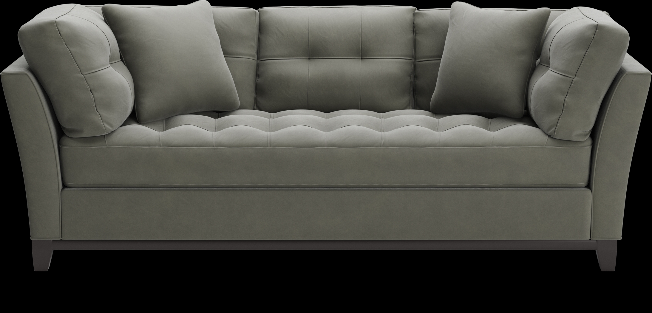 Metropolis Way Steel Microfiber Sofa - Thumbnail - Image 1