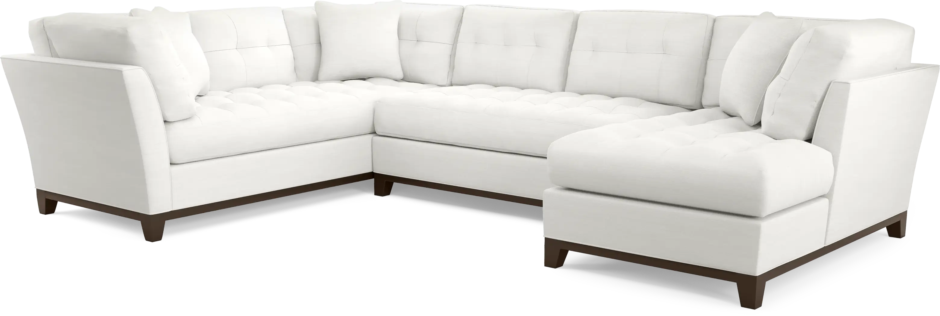 Metropolis Way White Textured 3 Pc Sectional - Thumbnail - Image 1