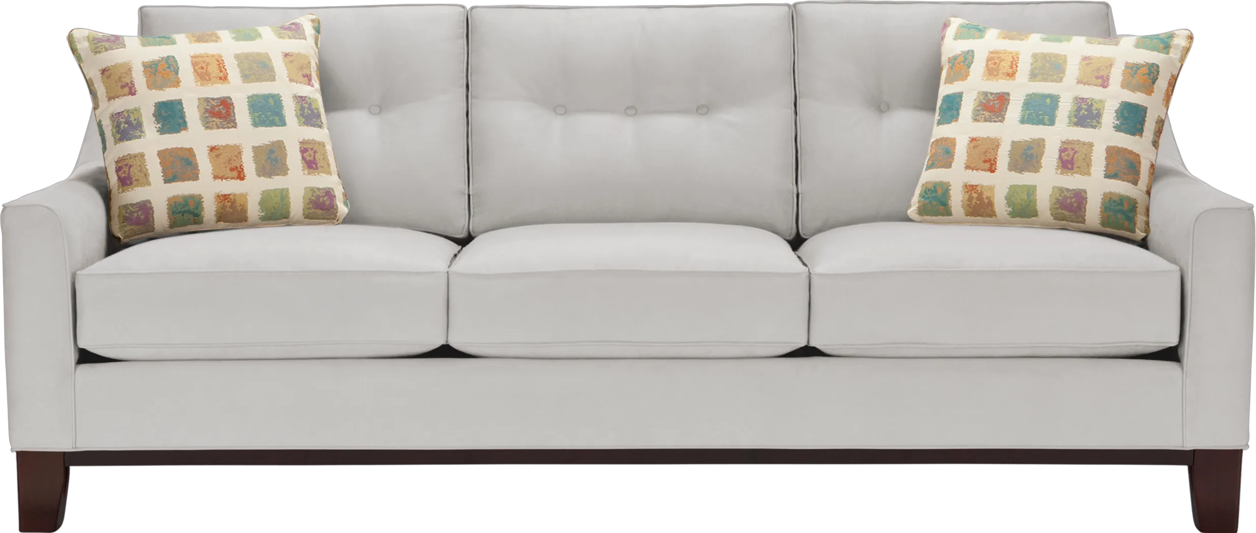 Cindy Crawford Home Montclair Platinum Sofa - Thumbnail - Image 1