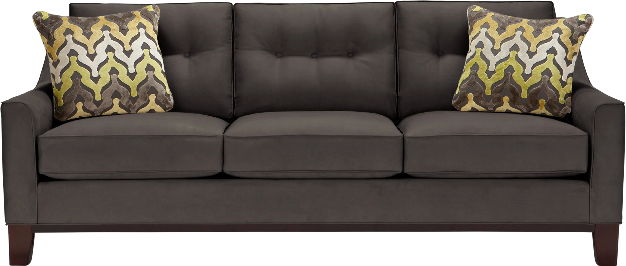 Cindy Crawford Home Montclair Slate Sofa - Thumbnail - Image 1