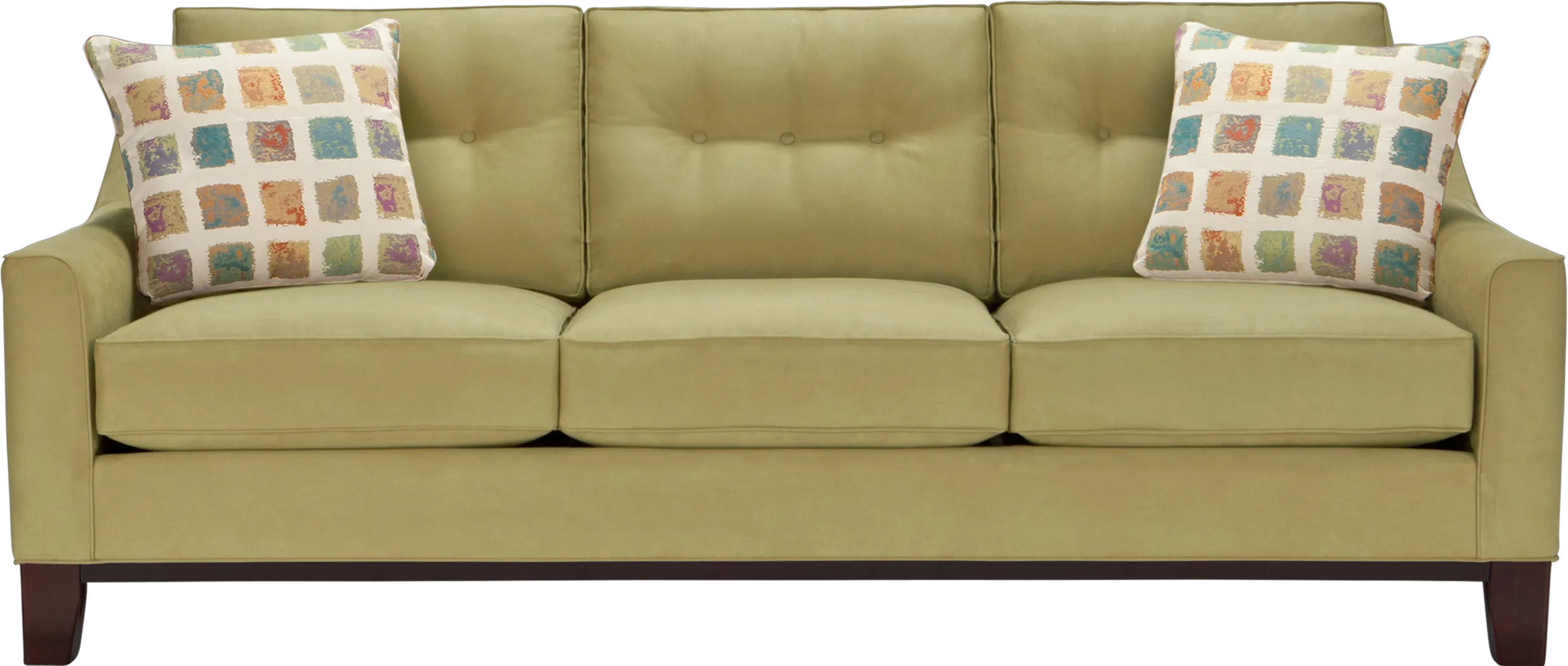 Cindy Crawford Home Montclair Wasabi Sofa - Thumbnail - Image 1