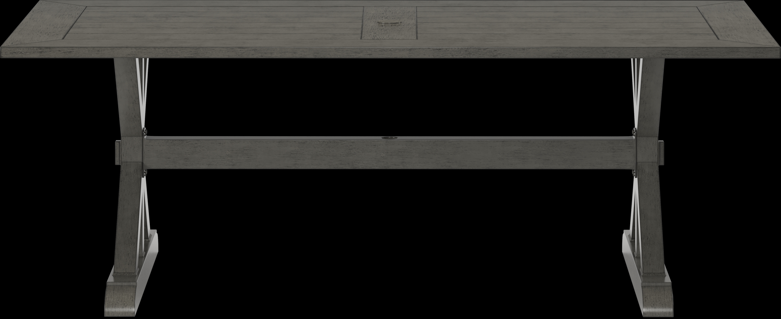 Montecello Gray 7 Pc Rectangle Outdoor Dining Set with Rollo Mist Cushions - Thumbnail - Image 3