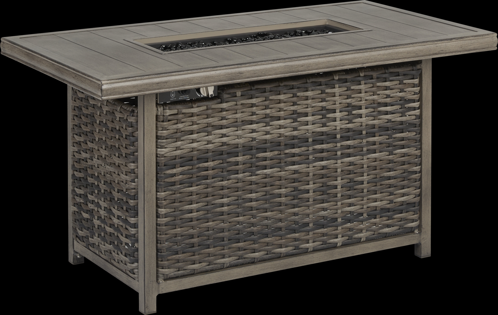 Cindy Crawford Home Montecello Gray 4 Pc Fire Pit Set with Silver Cushions - Thumbnail - Image 9