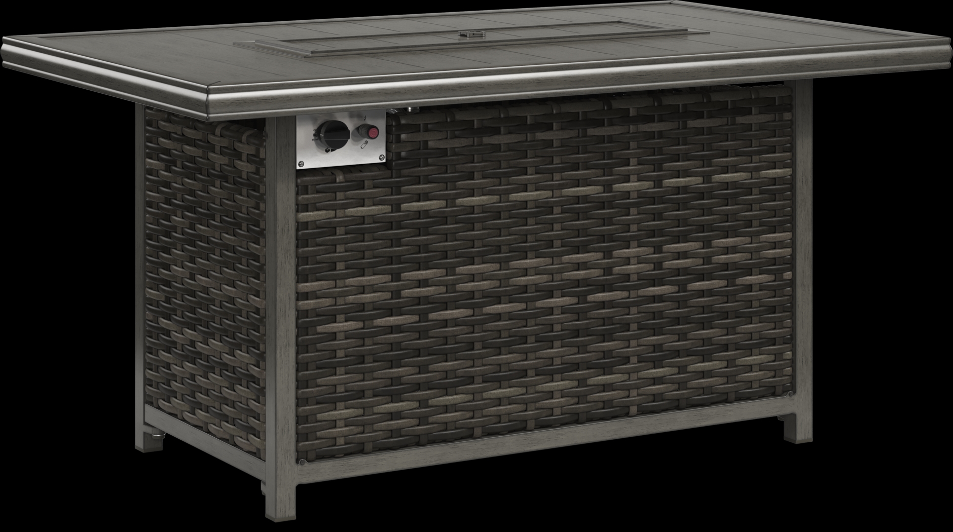 Cindy Crawford Home Montecello Gray 4 Pc Fire Pit Set with Silver Cushions - Thumbnail - Image 8