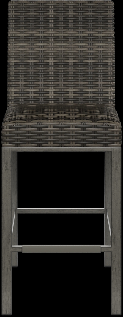 Montecello Gray Outdoor Barstool - Thumbnail - Image 2