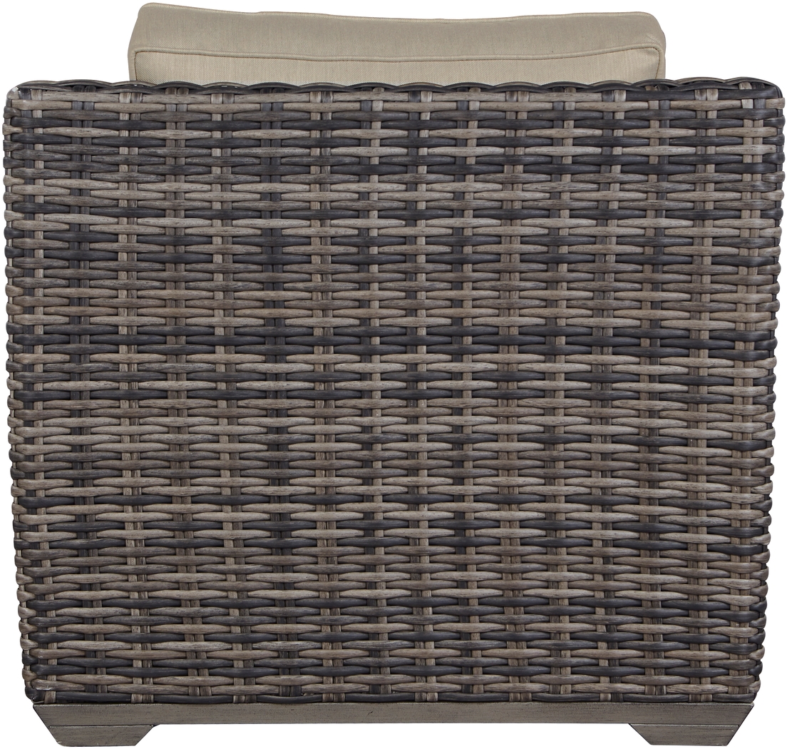 Cindy Crawford Home Montecello Gray 4 Pc Outdoor Seating Set with Pebble Cushions - Thumbnail - Image 5