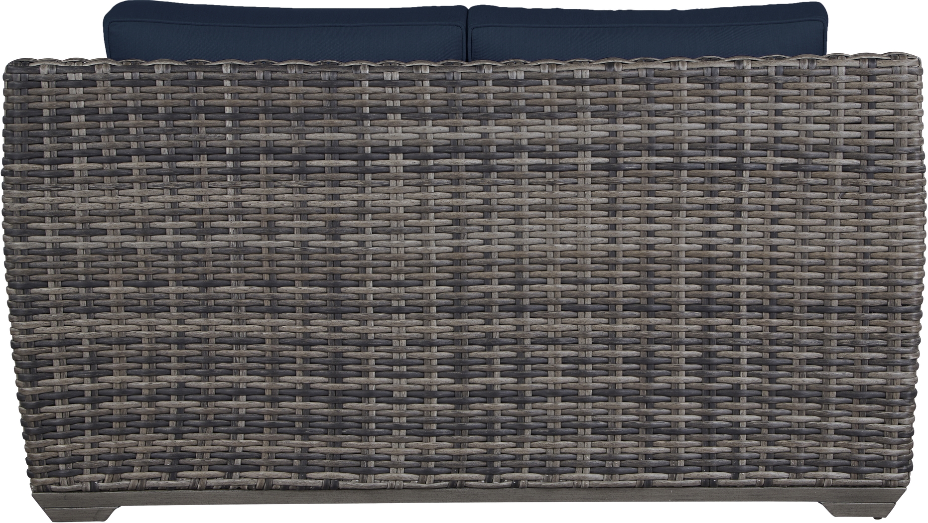 Cindy Crawford Home Montecello Gray 4 Pc Outdoor Seating Set with Ink Cushions - Thumbnail - Image 3