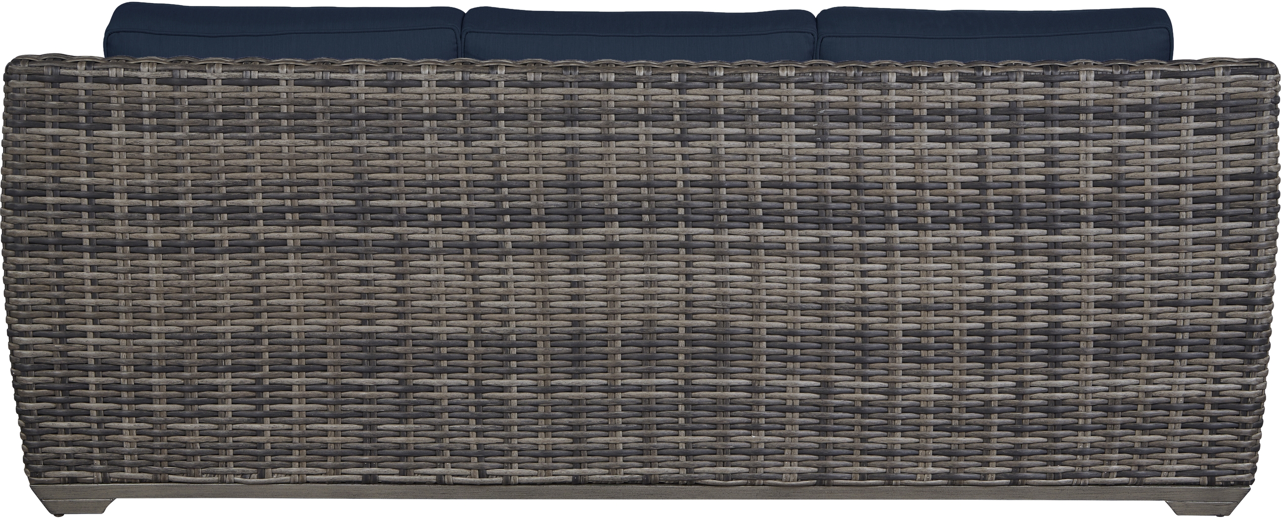 Cindy Crawford Home Montecello Gray 4 Pc Outdoor Seating Set with Ink Cushions - Thumbnail - Image 3