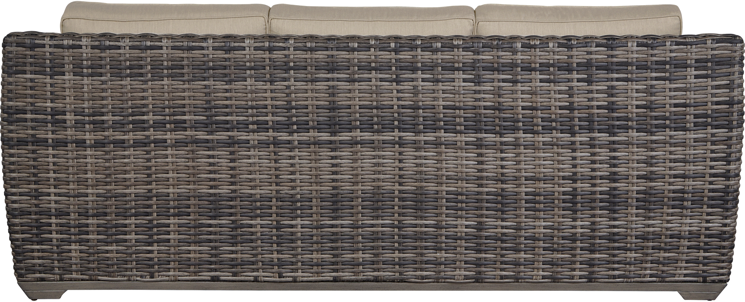 Cindy Crawford Home Montecello Gray 4 Pc Outdoor Seating Set with Pebble Cushions - Thumbnail - Image 3