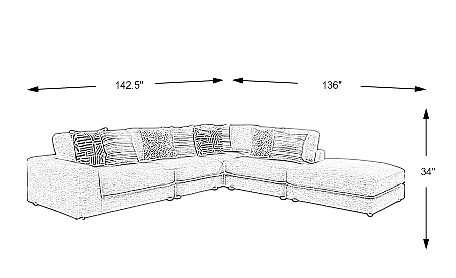 Dimension Image. Please refer to the Dimension Tab on this page for dimension details.