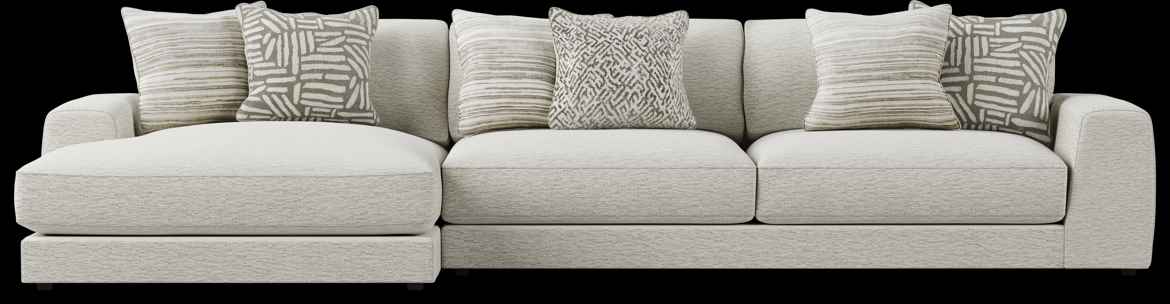 Monterey Park Off-White 2 Pc Sectional - Thumbnail - Image 1