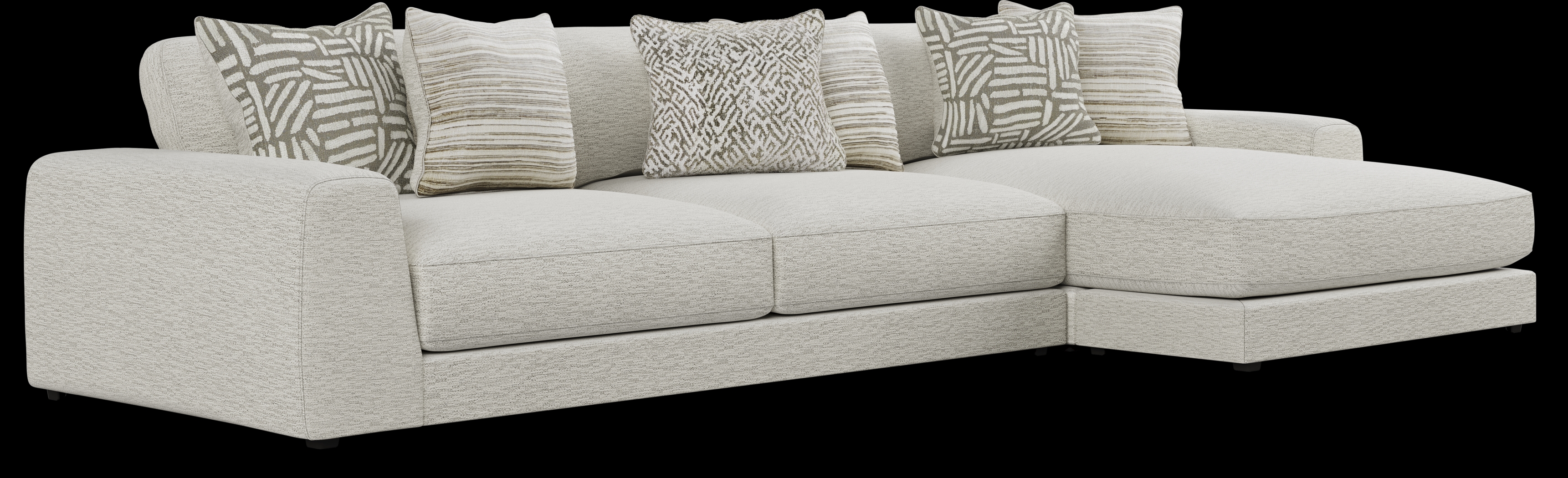 Monterey Park Off-White 2 Pc Sectional - Thumbnail - Image 3