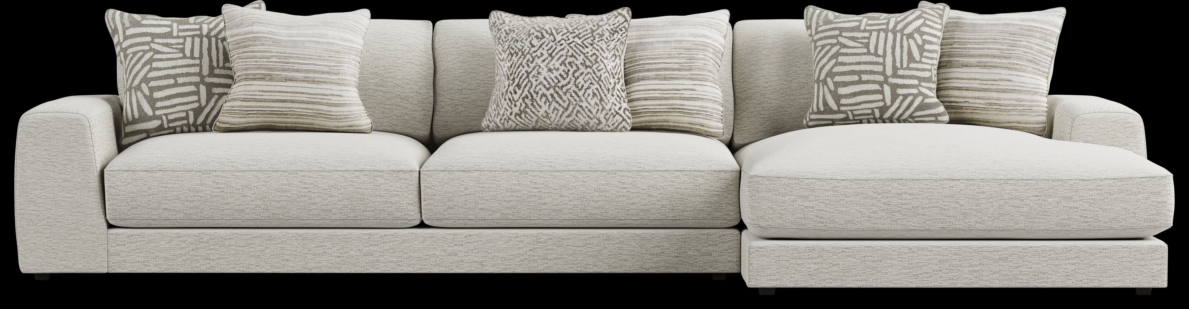 Monterey Park Off-White 2 Pc Sectional - Thumbnail - Image 1