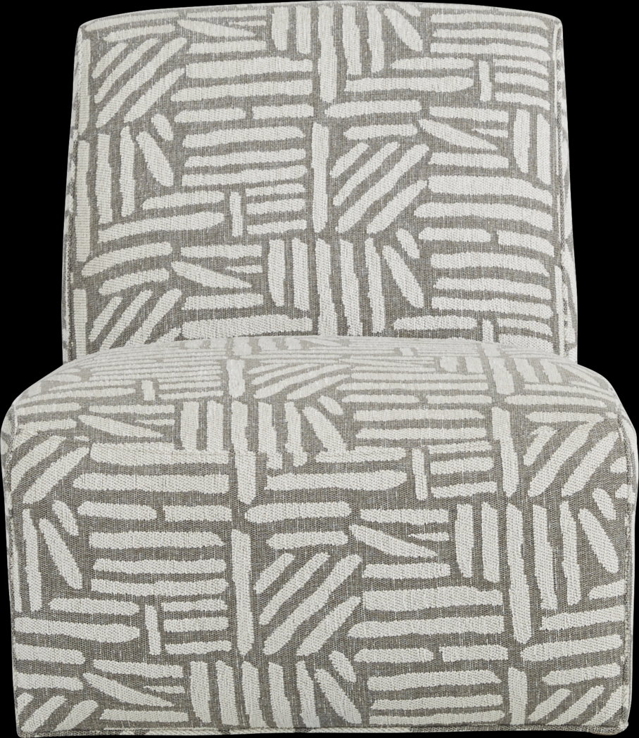Monterey Park Off-White Accent Chair - Thumbnail - Image 2