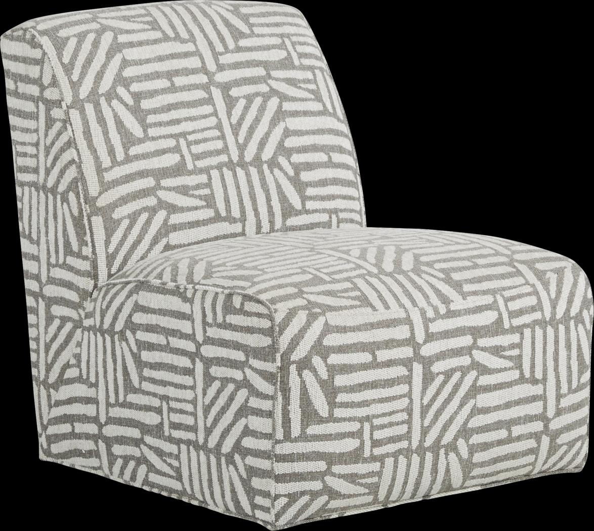 Monterey Park Off-White Accent Chair - Thumbnail - Image 1