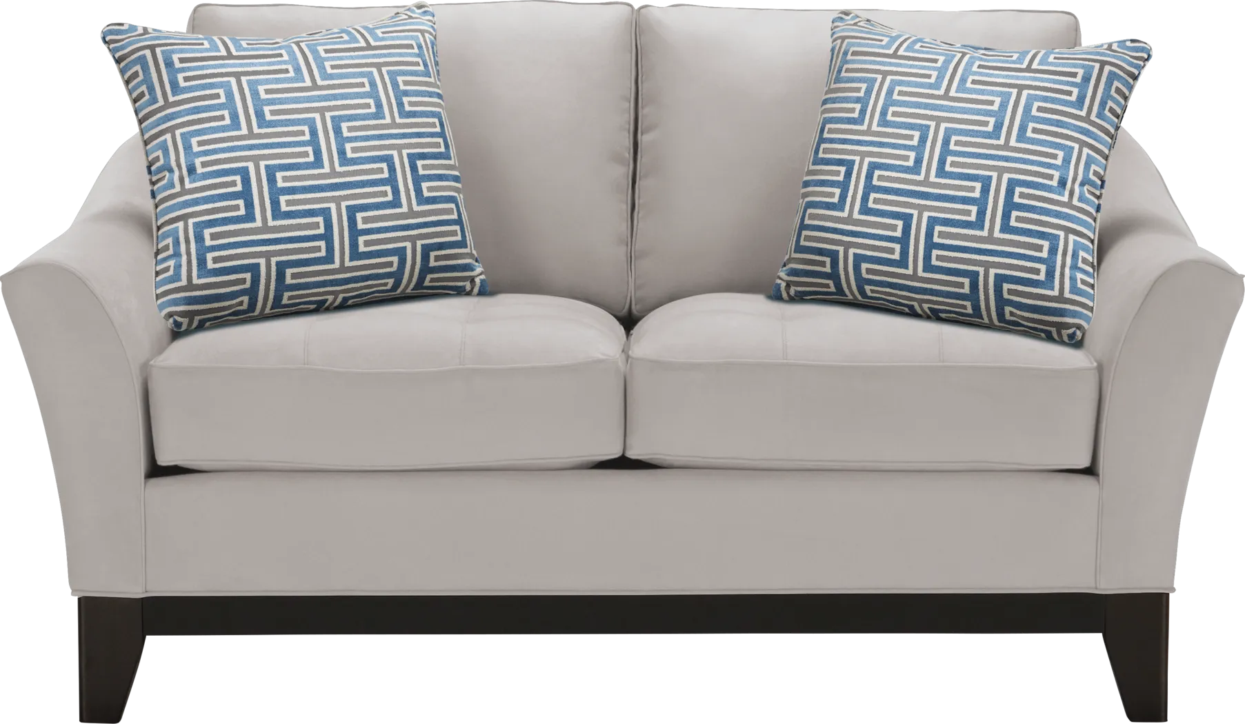 Cindy Crawford Home Newport Cove Platinum Loveseat - Thumbnail - Image 1
