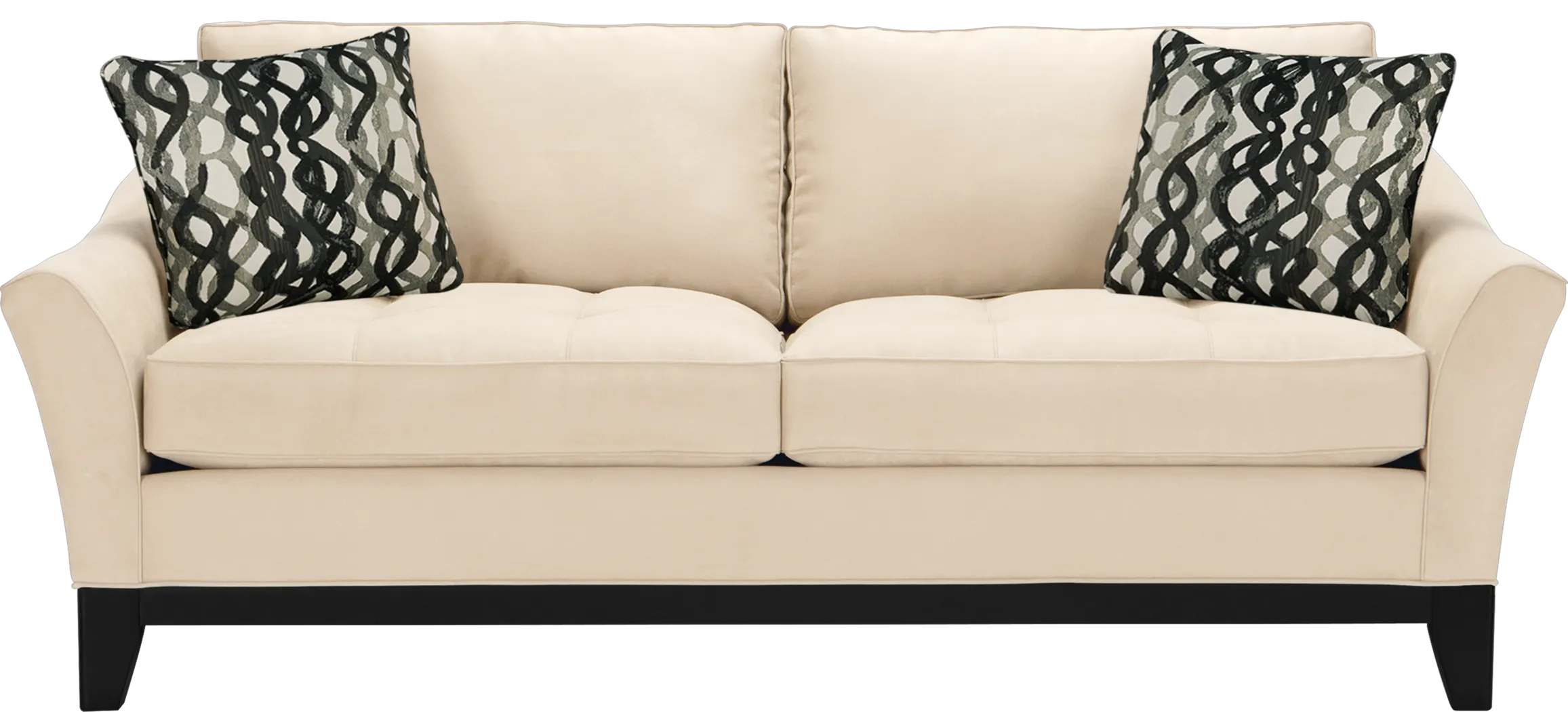 Cindy Crawford Home Newport Cove Vanilla Sofa - Thumbnail - Image 1