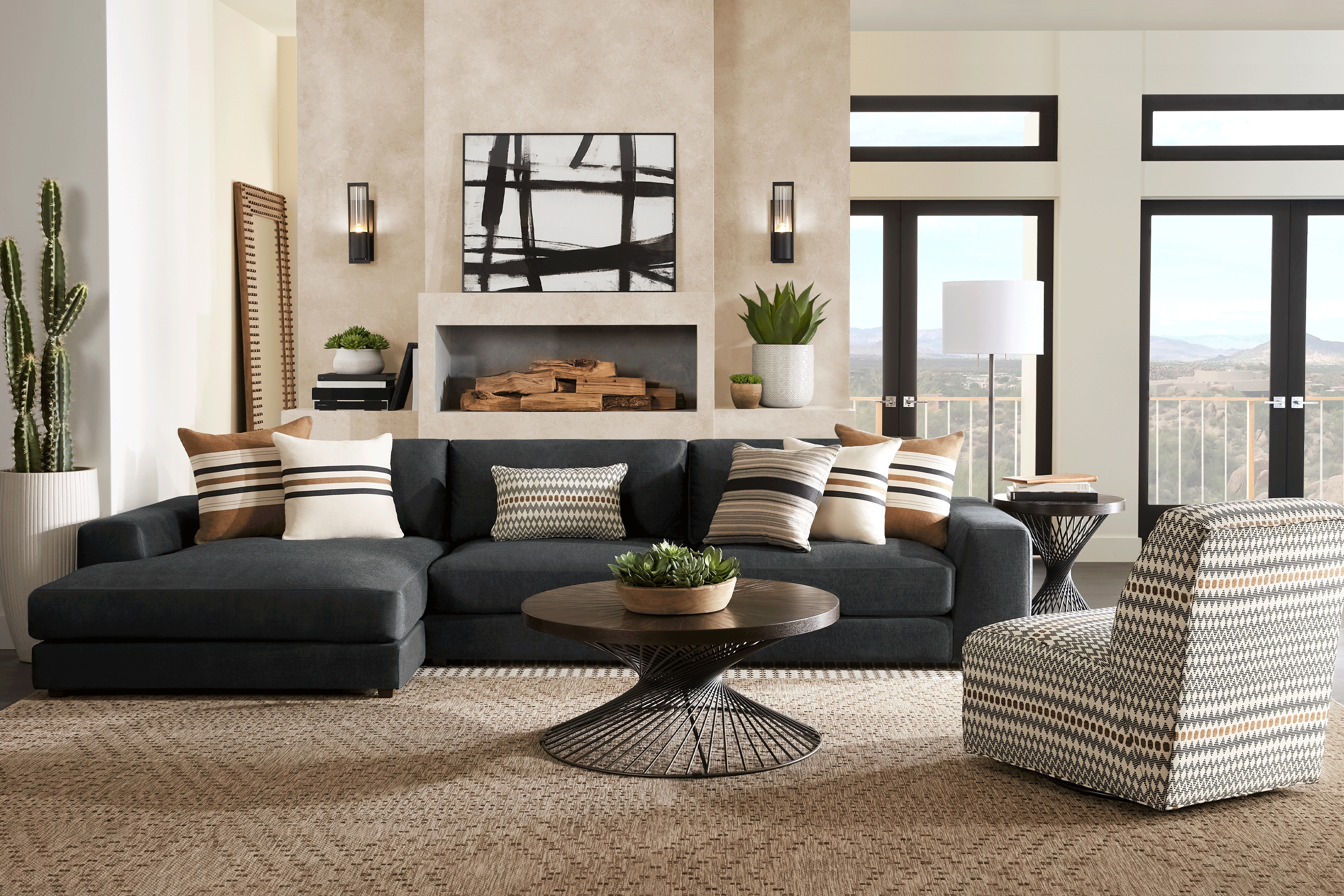 Nichols Park Onyx 2 Pc Sectional - Thumbnail - Image 2