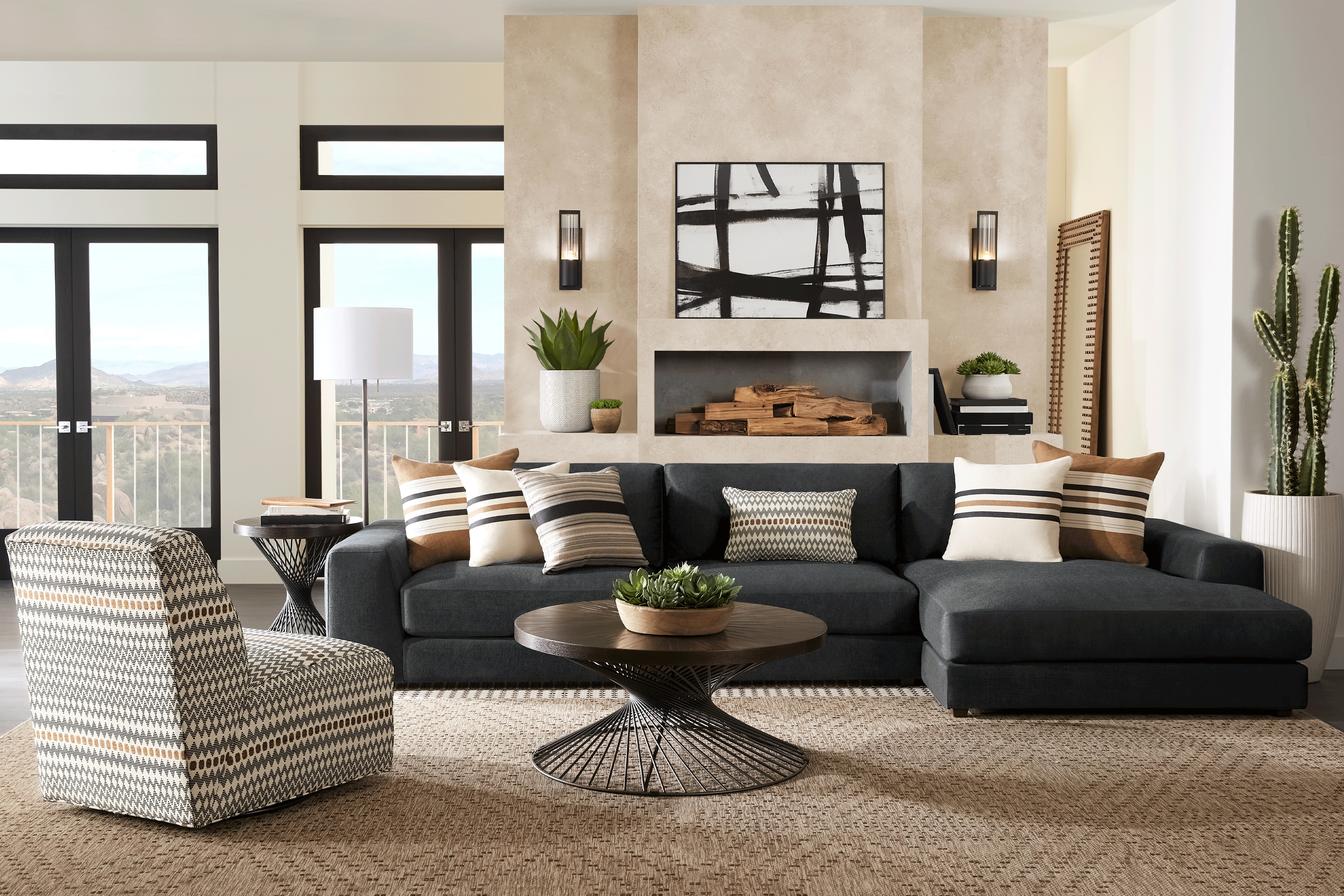 Nichols Park Onyx 2 Pc Sectional - Thumbnail - Image 2