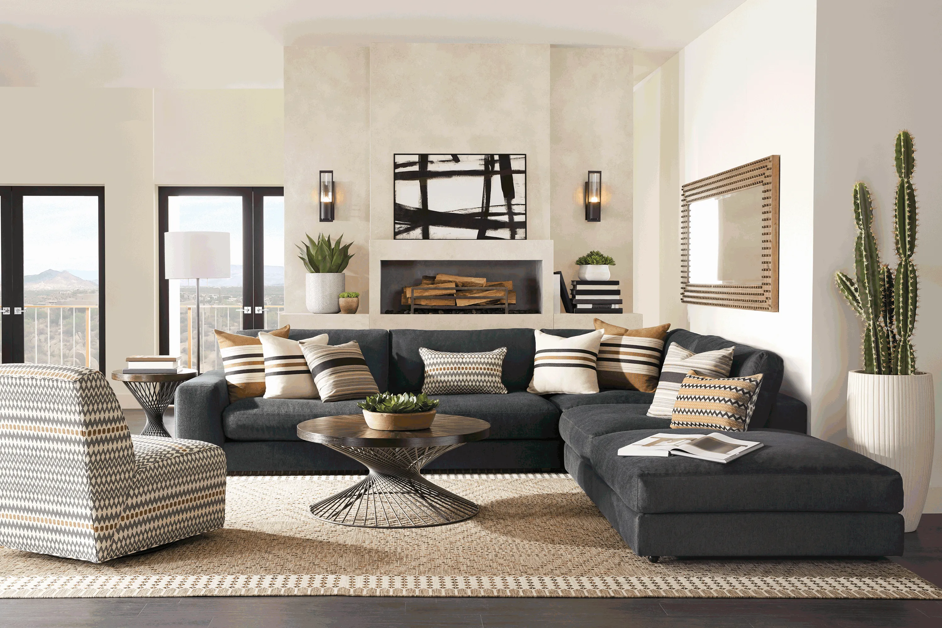 Nichols Park Onyx 4 Pc Sectional - Thumbnail - Image 2