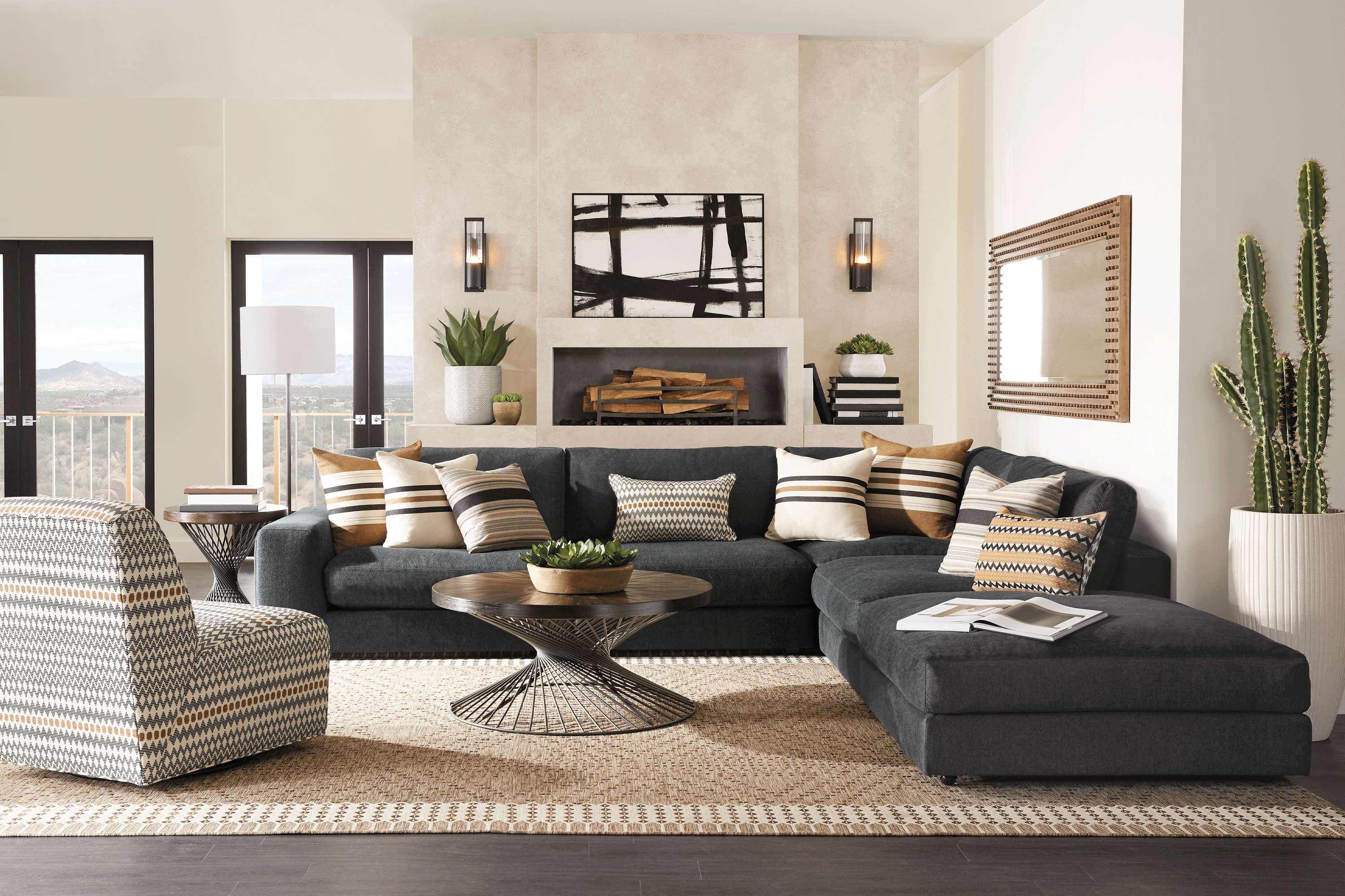 Nichols Park Onyx 5 Pc Sectional - Thumbnail - Image 2