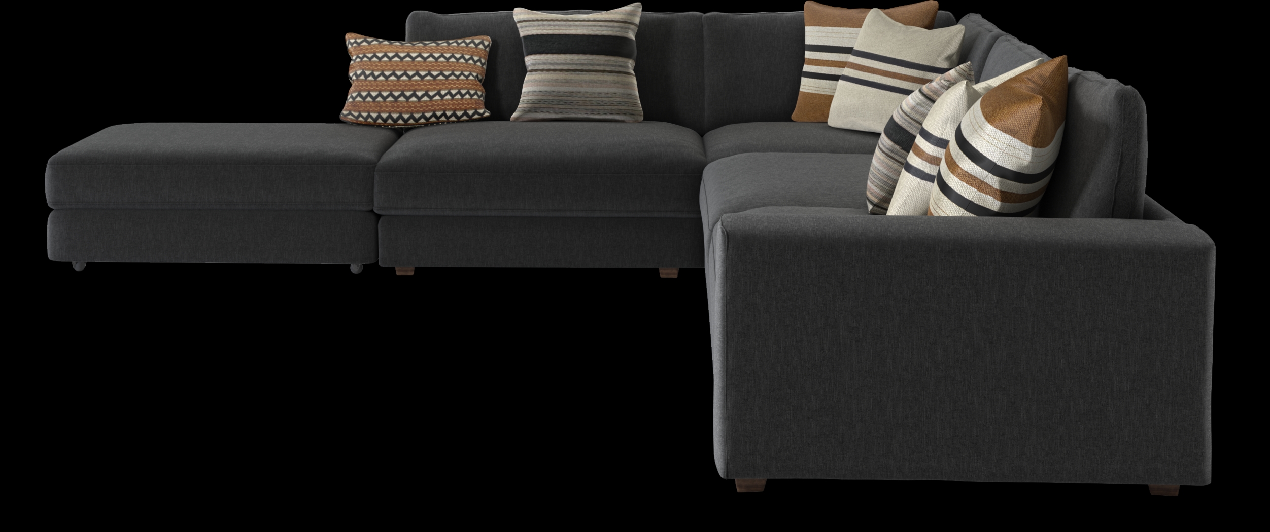 Nichols Park Onyx 5 Pc Sectional - Thumbnail - Image 3