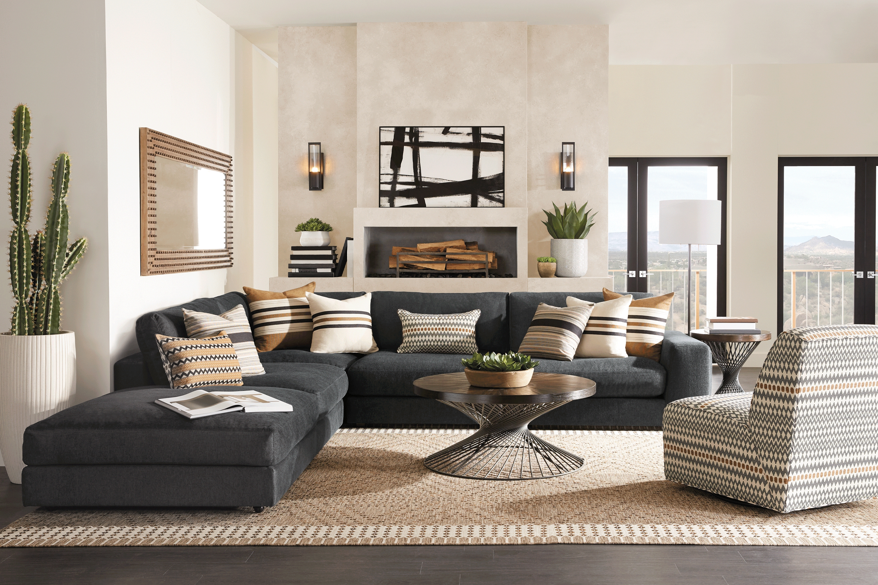 Nichols Park Onyx 5 Pc Sectional - Thumbnail - Image 2