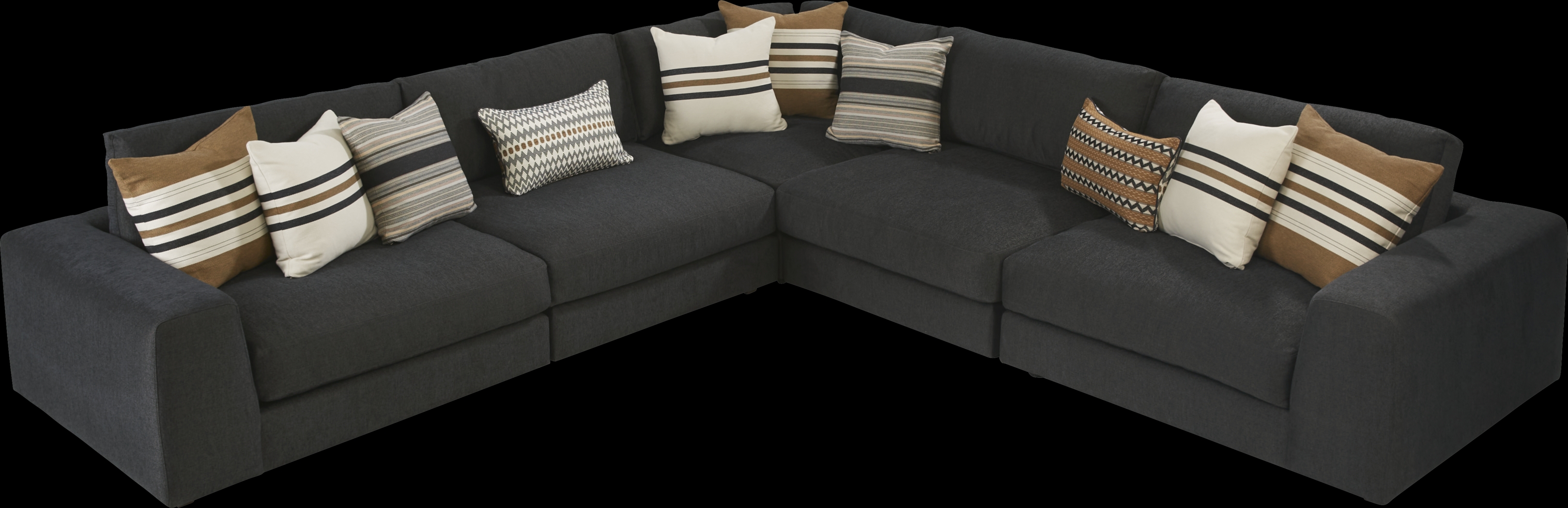 Nichols Park Onyx 5 Pc Sectional - Thumbnail - Image 3