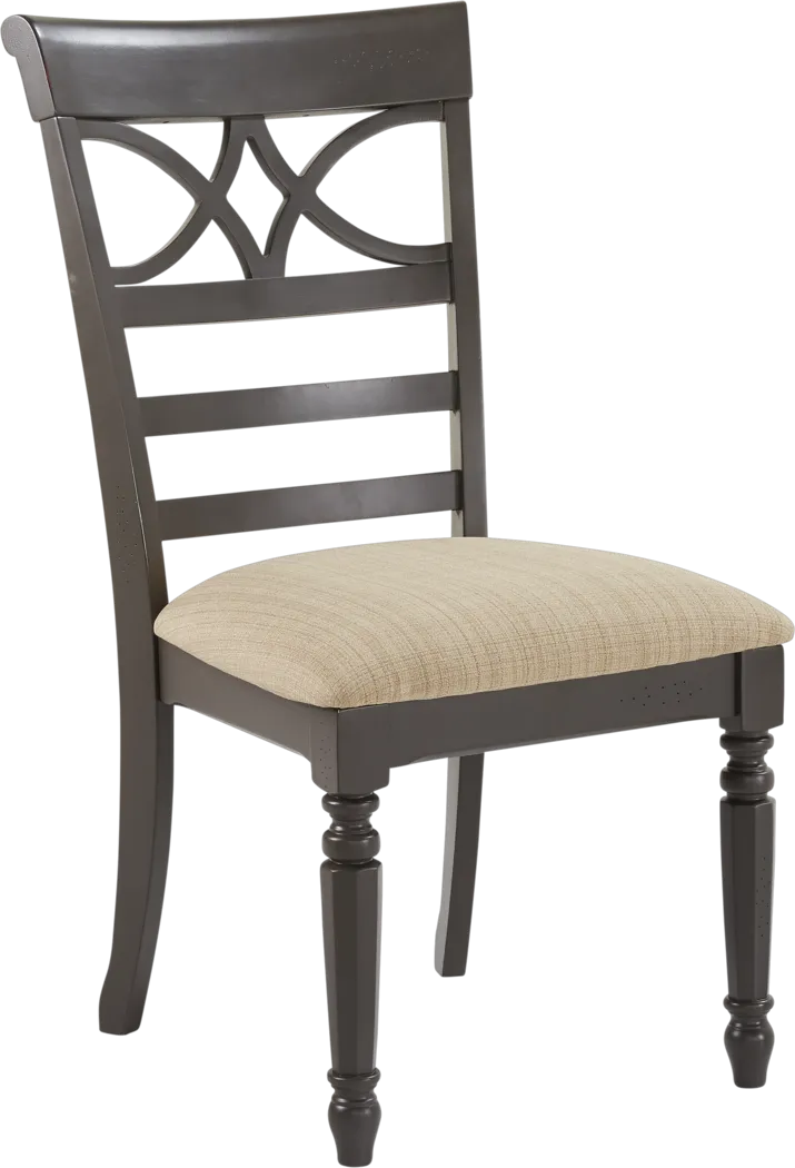 Cindy Crawford Home Ocean Grove Gray Side Chair - Thumbnail - Image 1