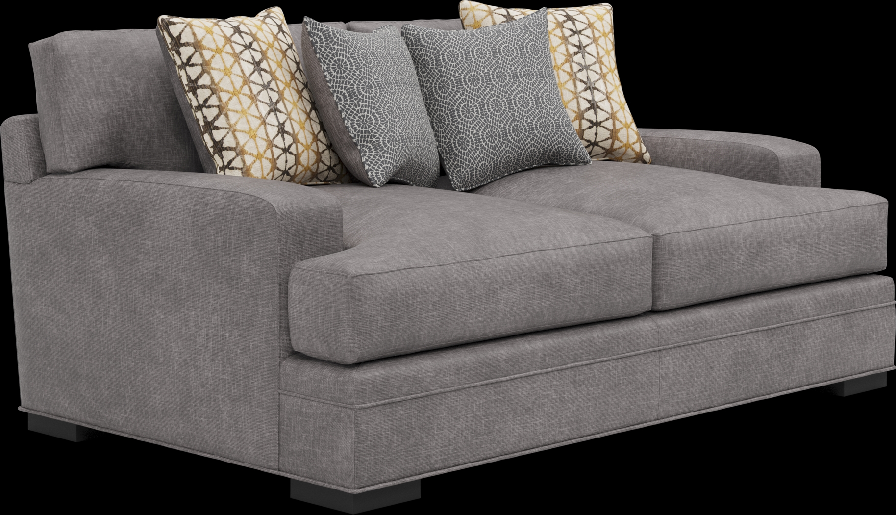 Palm Springs Silver 7 Pc Living Room - Thumbnail - Image 7