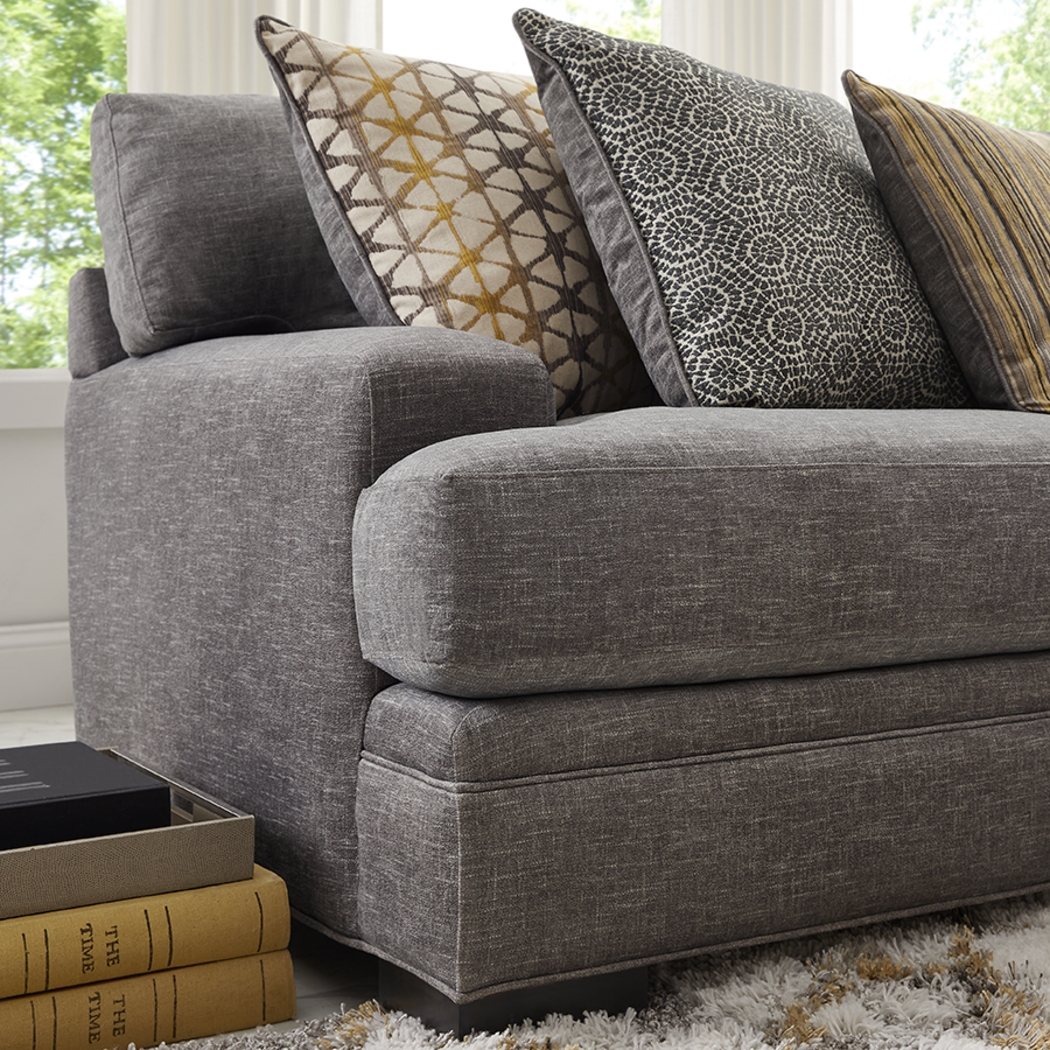 Palm Springs Silver Apartment Sofa - Thumbnail - Image 4